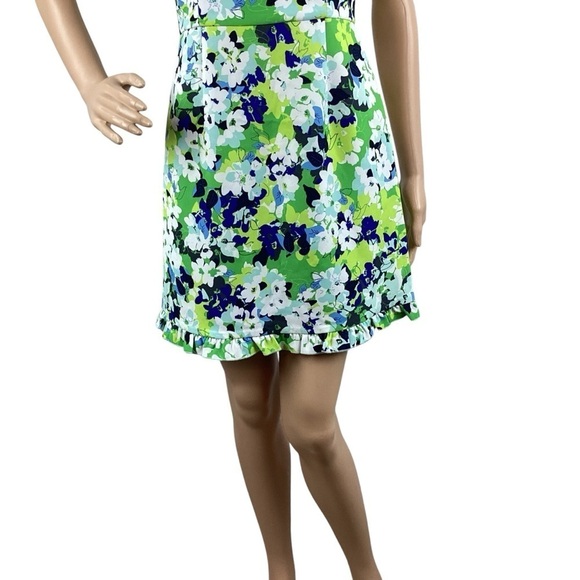 French Connection Balbala Whisper Strappy Mini Dress Size 6 Multicolor - Picture 3 of 7